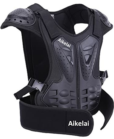 Youth and Kids Chest Armor Body Back Spine Chest Protector Motocross Motorcycle Protection Dirt Bike Gear Riding Gear Racing Vest for Child