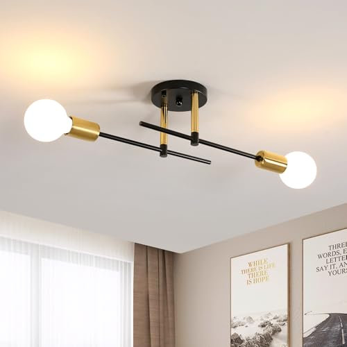 Riserva Lampadario Soffitto Industrial, Forma DIY Plafoniera Sputnik E27 Moderno, Lampada da Soffitto in Ferro Vintage per Camera da letto, Soggiorno, Cucina, Corridoio