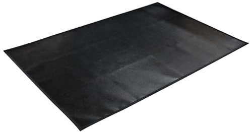Grillmatten für Outdoor-Grill, Feuerschalenmatte, wasserdicht, öldicht, feuerfest, für Grill, Kamin, Deck und Terrasse, Grillzubehör, 121,9 x 76,2 cm, Schwarz