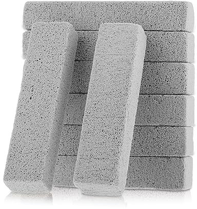SIWOKJJO 8 PCS Pumice Stone Toilet Bowl Cleaner, Toilet Pumice Cleaning Stone, Cleaning Limescale Remover Toilet Deposits for Kitchen, Bath, Pool, Household Cleaning