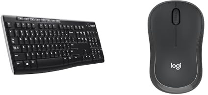 Logitech K270 Clavier sans Fil pour Windows, 2.4 GHz sans Fil, Taille Standard, Pavé Numérique, NLB AZERTY - Noir, MX Creative Console, keypad programmable 9 Touches LCD Personnalisables