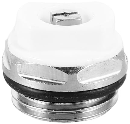 Vaguelly Valve de Purge du Radiateur en Cuivre Stable Design Élégant pour Libération D'air, Adaptée aux Radiateurs Blancs les Systèmes de Chauffage