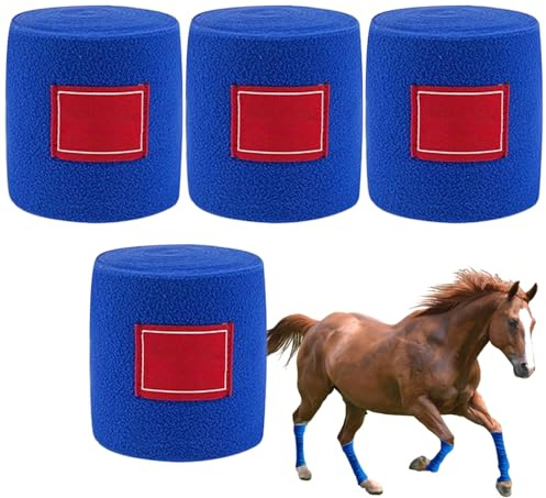 Knowlife Horse Bandages - Horses Elastic Leg Wrap - Protector Flexible Soft Bandages for Equestrian Events Riding Trail Riding Competition Recovery Training Daily Turnout Stable Care