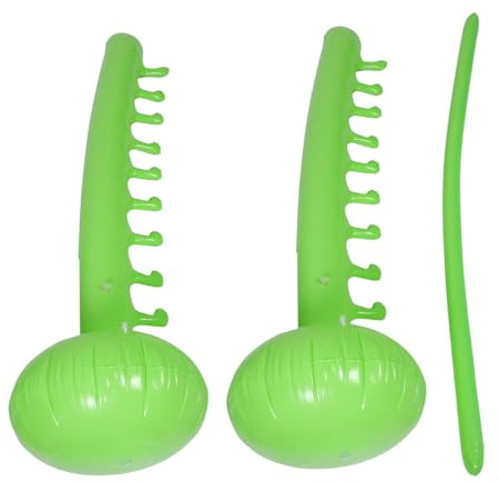 ORFOFE Barre de Saut en Hauteur Gonflable Verte 180 CM – Jeu de Jardin et Fête D’Été pour Adultes et Garçon et Filles – Équipement Portable et Résistant pour Animation Extérieure