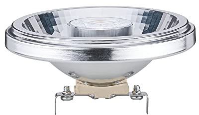 Paulmann 28515 LED Lampe Reflektor AR111 8W Leuchtmittel Alu Lampe 2700K warmweißes Licht G53