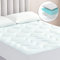 EHEYCIGA Gel Topper 150x200cm, Matratzentopper 150x200cm Memory Foam, Matratzen Topper mit extra tiefem Tasche, Weiß