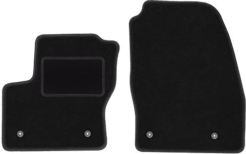 Wielganizator Automatte – Passend für Ford C-MAX MK2 Minivan 2015-2019 – Velours – Autozubehör - Praktische Fußmatte Auto – 2-teilig - schwarz