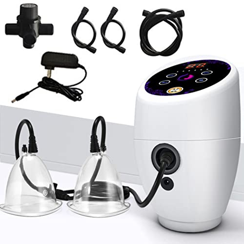Elektrische Brustpumpe Brust Vakuumpumpen Luxus Intelligent Frauen Sex Saugglocke Mit 6 Intensitäten Unterdruckmodi Zur Nippel Vergrößerung Schönheit Weibliche Sexspielzeug, 3 Größen Tasse