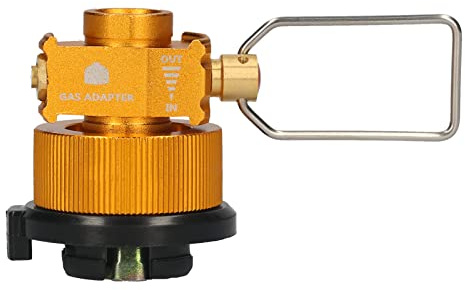 Gas Saver Plus Gas Convertor Shifter Refill Gas Tank Conversion Adapter Gas Adaptor Valve for Camping Hiking Fishing JIANNI