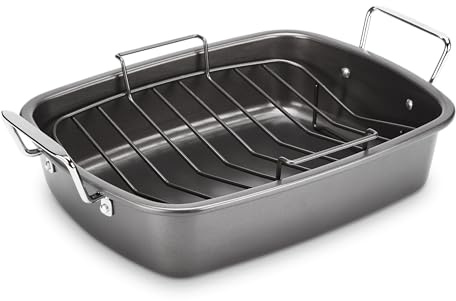 Cuisinart 16 x 12 Carbon Steel Non-Stick Roaster w/V-Rack