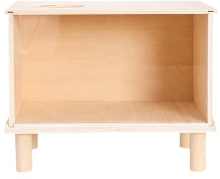 Qianly Hamster Digging Box Small Hamster Hideout Kits Hideout Digging Room Litter Case Digging Sand Container for Small Sized Pets, L