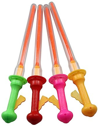 4pcs Bubble Blower Stick 43cm Bubble Sword Wand for Party Favors and Boys and Girls Toys