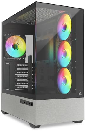 Sharkoon AK7 schwarz, ATX PC Gehäuse, ARGB