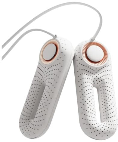 Snowpea Asciuga Scarpe Elettrico Pro, Asciuga Scarponi da Sci, Scalda Scarpe e Scarponi per Asciugare Le Scarpe Sudate ed Eliminare i Cattivi Odori, Spegnimento Auto 3/6/9 Ore (Ultra-Bianco)