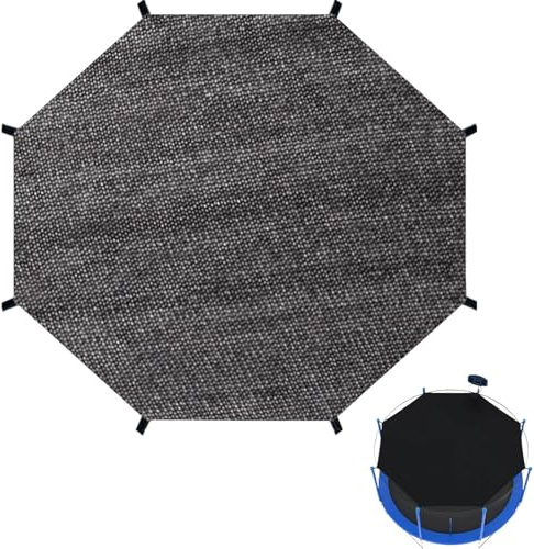 Sonnenschutz Trampolin Zelt Abdeckung, Ø 183 244 305 366 427 cm Trampolin Sonnenschutznetz, Trampolin Sonnenschutz Sonnensegel, Trampolin Überdachung Abdeckung, UV-resistent Trampolin zubehör