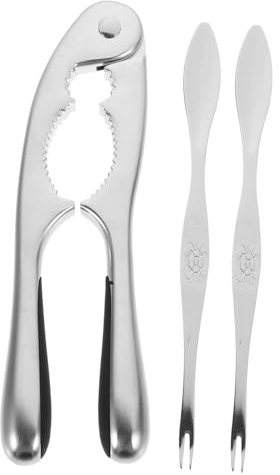 GRIRIW Outil pour Fruits De Mer Pinces à Manger du Crabe Kit Fourchettes à Crabe Gadget