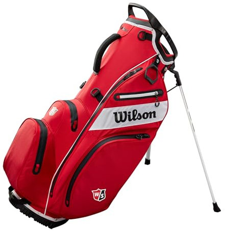 Wilson WS EXO DRY STAND BAG Staff Red/blck/whit