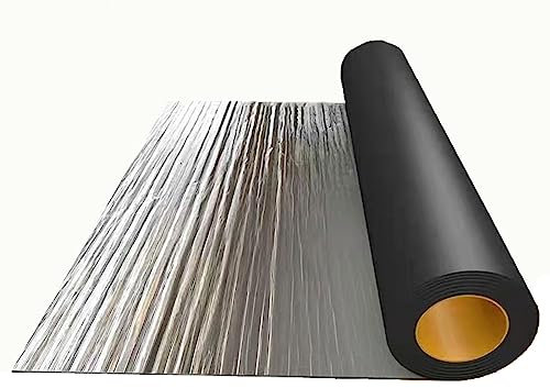 tow000ack Ruban Adhésif Aluminium,Isolant Thermique,Bande de Bitume en Étanche,Bande Etancheite Toiture,Réparation de Fuite pour Réparer le Toit,Fissure,Trou,Auto-Adhésif,Personnalisable (0.2x2m)
