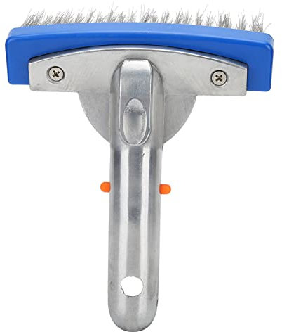 Poolbürsten Zum Reinigen von Poolwänden, Edelstahl-Poolbürste, 5,5 Zoll Schwimmbad-Edelstahlbürste Für Spa-Teichboden-Wandreinigungsgeräte, Billardtischbürste