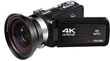 Digital Camera, Caméscope vidéo 4K 48MP 16X Caméra de zoom numérique Vlogging Camerie intégrée Vlog à remplissage de remplissage Vlog for enregistreur de photographie enregistreur Vlog Cam(32 G SD Car