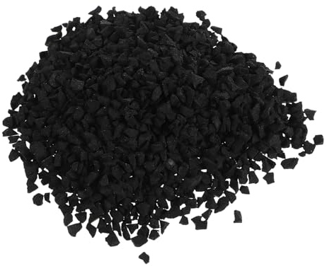 JOINPAYA Granuli di Gomma per Riempimento Prato Sportivo Sacco 1 kg Materiale di Riempimento del Manto Erboso Resistente Intemperie per Campi Atletici e Parchi Giochi