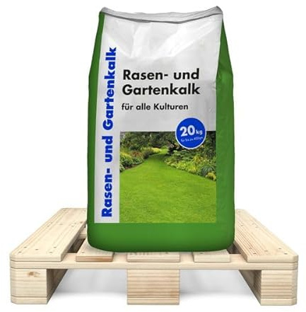Hamann Rasen- und Gartenkalk 1080 kg - Feinkörniger Kalk für alle Kulturen - Verbessert Bodenlockerung, Krümelstruktur und Nährstoffaktivierung - Verhindert Moosbildung im Rasen