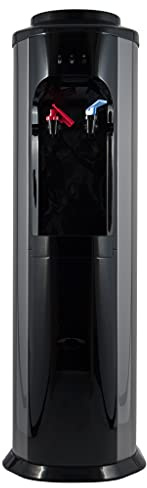 Dispensador Agua, Fuente de Agua Fria, Fuente de botellon,Maquina de Agua Fria y Caliente, Fuente Botella,Negro,casa,hogar,Oficina