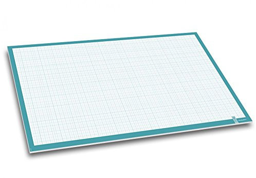 Kleinkariert - Schreibtischunterlage Schreibunterlage kariert Millimeterpapier türkis blau Papier Papierunterlage DIN A2 40 Blatt