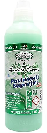 HygienFresh Savo Plancher Nettoyant dégraissant Désodorisant Ligne Professionnelle (Musc Blanc)