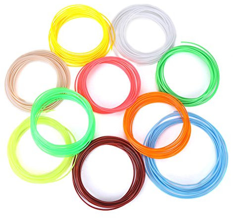 3D PCL Filamente, 20 Farben 1,75 mm, Sicherheits 3D Drucker PCL Filament, Präzisions Durchmesser Filament, jede Farbe 16,4 Fuß