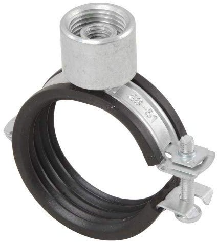 10 Stück - Gelenk-Rohrschelle/Halter/Befestigung •12mm-114mm/ ¼“-4“ •Schallschutzeinlage Größe 32-35 mm x M8/M10 1/2