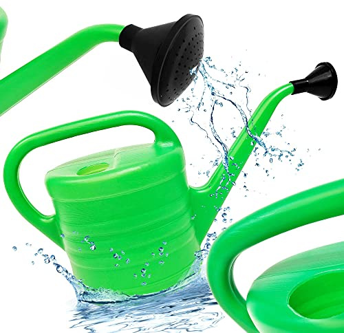 BAUSTER® Gießkanne 2,5 Liter Kunststoff – Garten Gießkanne mit Brause – Leicht, Robust & Ergonomisch – Ideal für Balkon, Zimmerpflanzen & Gartenarbeit