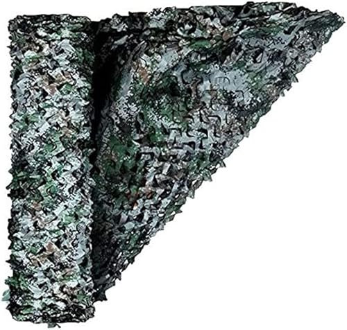 ANGUOEY Camouflage Nets Woodland Camo Netting Camo Tarp Große Camouflage Netting Military Overplus Bulk Roll for die Jagdautoabdeckung Sonnenschutz Ente Blinding Camping Outdoor Party Dekoration