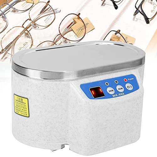 BrightFootBook 30/50W Ultrasonic Cleaner, Sonicator Bath 40Khz For Watches Contact Lens Glasses Denture Teeth Electric Makeup Razor Brush