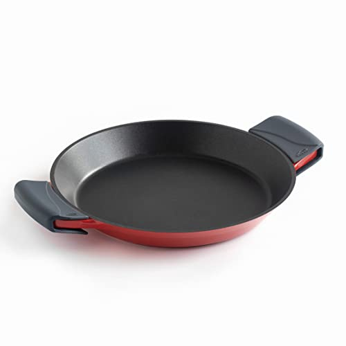 LACOR 25932 - Paellera Inducción Cocotte, Paellera Antiadherente Compatible | En aluminio ligero, para arroces y paellas de gran formato; antiadherente fácil de limpiar, apto para inducción