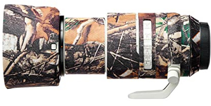 easyCover - Lens Oak - Objektivschutz - Schutz für Ihr Kameraobjektiv - Geeignet für Canon RF 70-200mm F2.8L ist USM - Wald Camouflage