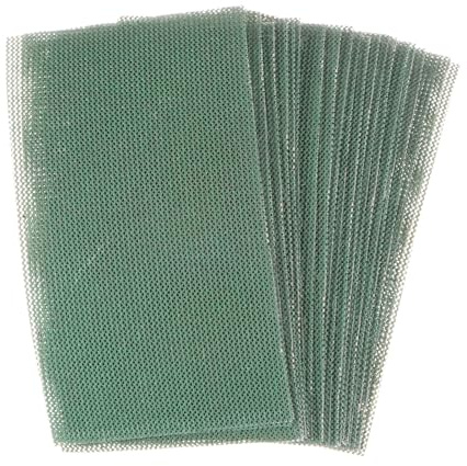 sourcing map 20 hojas de lija de malla de grano 240 de 2-3/4 x 5 pulgadas, papel de lija húmedo o seco, almohadillas abrasivas sin polvo para coche, madera, yeso, pulido y molienda de metal