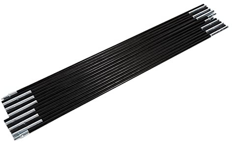 PNAJFUEL Zeltstangen-Ersatz, 2 Stück, 7 Abschnitte, Fiberglasstanfür Den Außenbereich, Multifunktionales, Leichtes Zeltstangen-Reparaturset