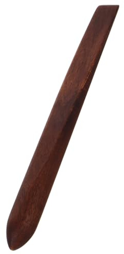 Amosfun Wooden Stirring Stick for Sourdough Bread Baking, Multi Functional Design Resistant to Deformation, Natural Wood Material for Cooking and Baking Kitchen Utensils