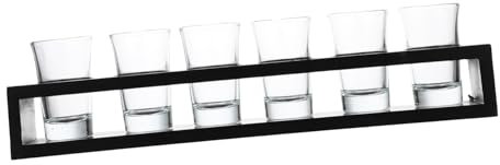 ABOOFAN Copas De Vino De Elegantes Con Base De Madera Diseño Simple Para Fiestas