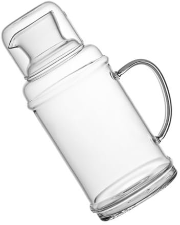 MOTHNUR 1pieza Jarra De Vidrio Templado Para Agua y Jugos Para Uso Doméstico Diseño Ergonómico y Fácil De Limpiar