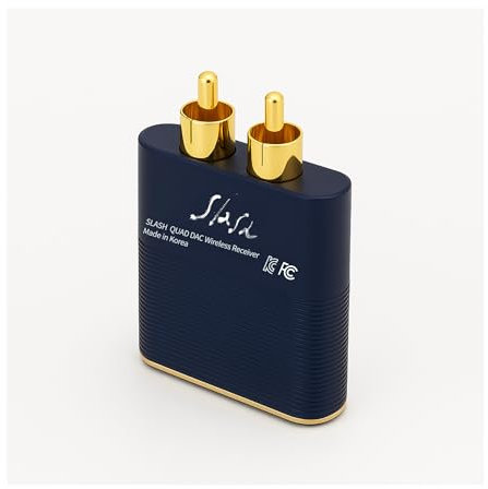 Slash Récepteur audio Bluetooth 5 - LDAC, aptX Adaptive/HD, AAC, entrée analogique, sortie 3,5 mm/RCA, haute résolution, QCC5125, ampli casque