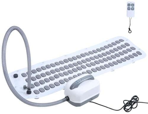 TUPOSTAR Tragbare Schaumbadematte, Mit Aufblasbarem Kissen Und Fernbedienung, Badewannen-Schaumbadematte, Heim-Surf-Massagebadematte, FüR GanzköRperentspannung,A