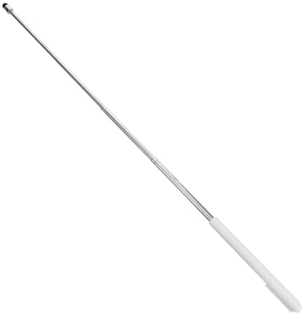 VILLCASE Lápiz Óptico Telescópico para Pantalla Táctil White, Compatible Pizarras Electrónicas, Acero Inoxidable Duradero y Adecuado para Dibujo