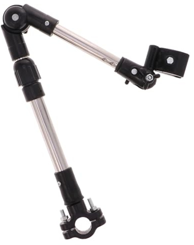ifundom 1pc Retractable Folding Umbrella Holder for Bike Detachable Umbrella Bracket Sunshade Rack for Convenient Riding Durable Design for Easy Mounting Bicycle Handlebar