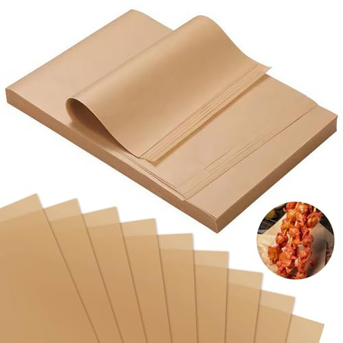 150 Pcs Baking Paper Sheets Parchment Paper Sheets Non-Stick Pre-Cut 8x12 Inch for Oven Air Fryer Greaseproof Cooking Paper Home Bakers