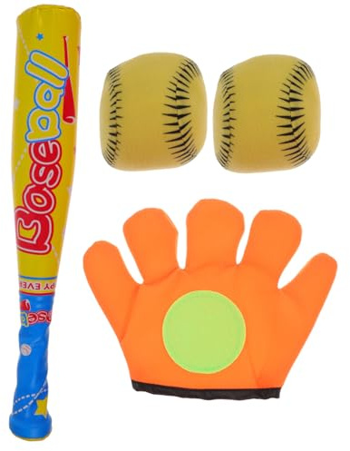 Juego de Juguetes de Béisbol Infantil Eva Espuma Suave 1 Set | Diseño Creativo, Precisión y Coordinación Mano-ojo, para Jardín y Hogar Estilo Aleatorio