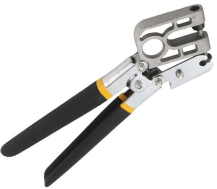 Angoily Pinza Crimpadora para Sujeción de Perfiles Metálicos Alicate de Acero Profesional con Diseño Ergonómico Antideslizante para Instalación de Tabiques y Techos Color Color Aleatorio