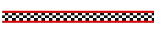 Ursus 590500177 - Masking Tape Race, ca. 15 mm x 10 m, Klebeband aus Reispapier, einseitig bedruckt, Lösungsmittel- und säurefrei, ideal für Kartengestaltung und Scrapbooking