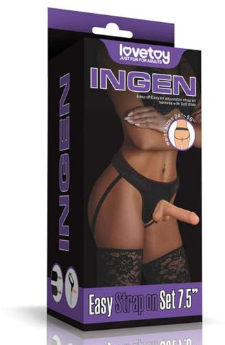 Dildo - Cintura da donna con borse Igen, 18 cm